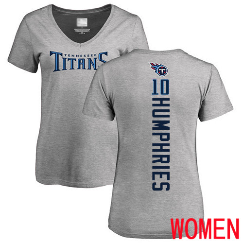 Tennessee Titans Ash Women Adam Humphries Backer NFL Football #10 T Shirt->nfl t-shirts->Sports Accessory